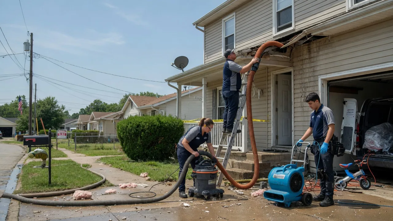 Water Damage Restoration in West Point, IL near me